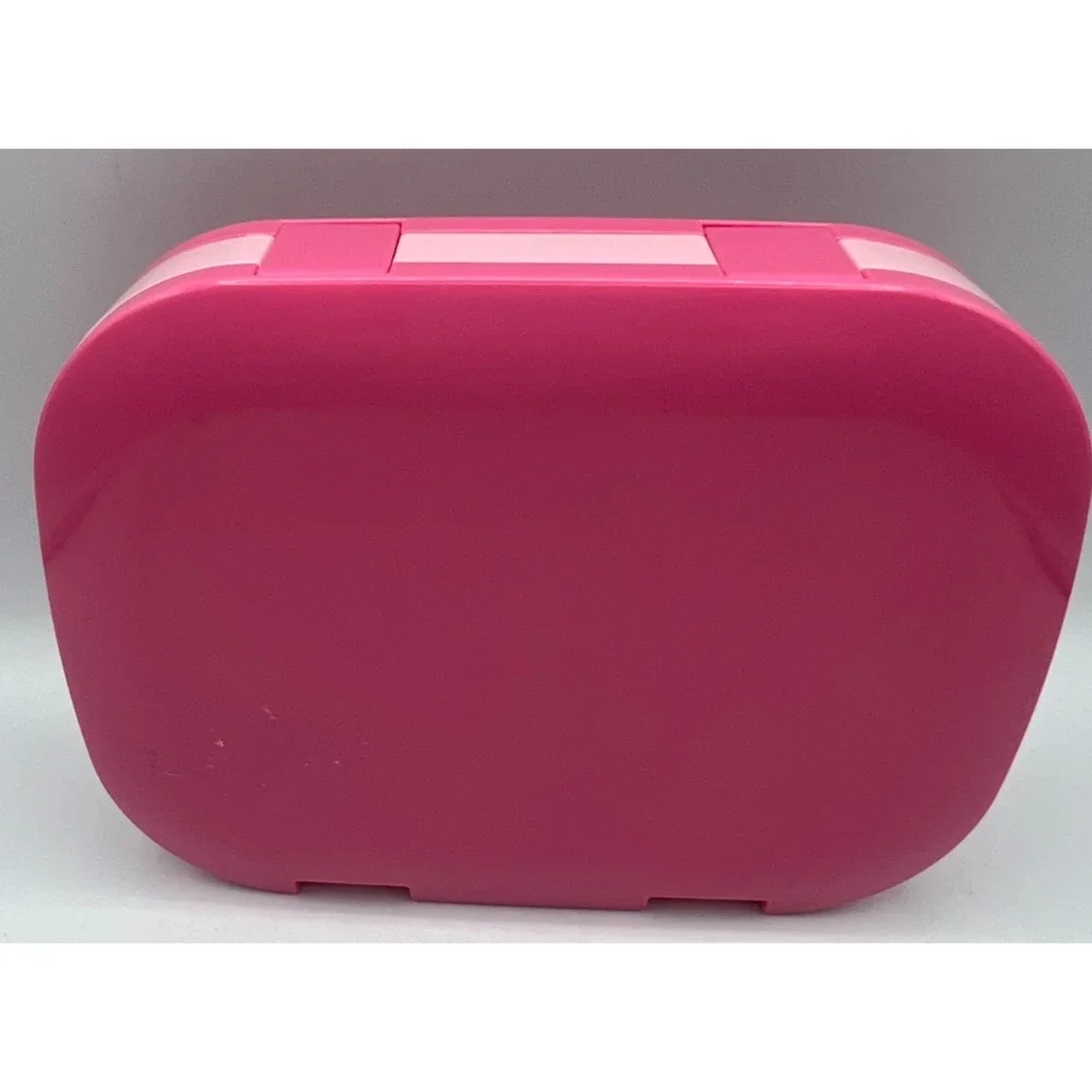 Little Bliss Kids Pink Bento Lunch Box 3 Compartment Giraffe Food Container
